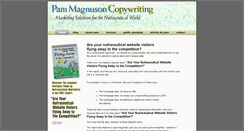 Desktop Screenshot of pammagnusoncopywriting.com